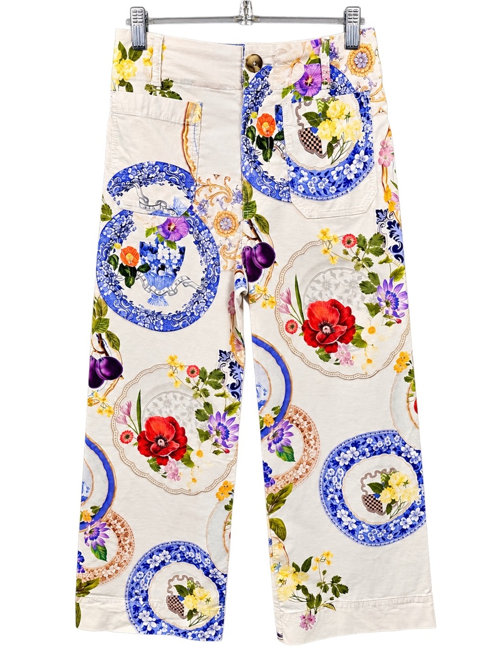 Anthropologie Maeve the Colette Floral Plate Print Size 27